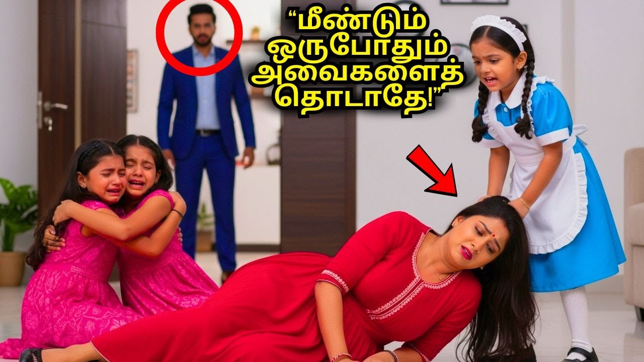 கோடீஸ்வரர் ஒரு ஏழைச் சிறுமி இரட்டையர்களைக் காப்பாற்ற தனது மனைவியின் முடியை இழுப்பதை கண்டு அதிர்ந்தார