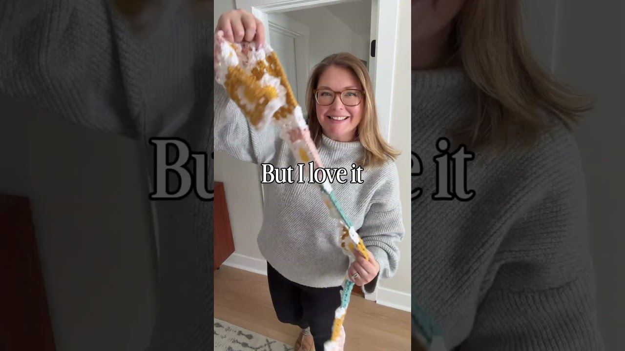 My 3D Daisy Granny Blanket is Halfway Done 🌼 (and I can't stop) #crochetblanket