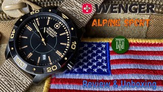 Wenger Alpine 100m Sport Watch - Review & Unboxing (79150 / ETA 805.112)