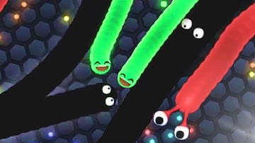 Slither.io Invisible NINJA Biggest Snake Trolling Noob Snakes - Trapping Every Snake In The Game!