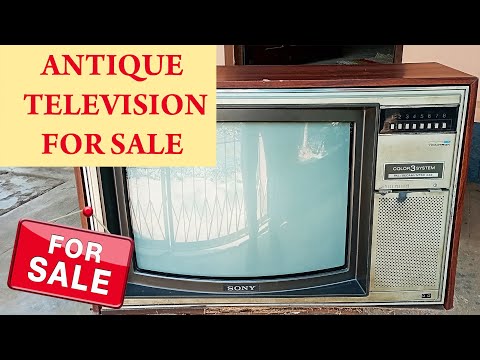 SONY TRINITRON ANTIQUE TELEVISION 1968 MODEL JAPAN MADE KV2030ME