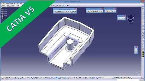8.1 Oberschale - Catia v5 Training - Draft angle - Shell - Neutral element - Parting element