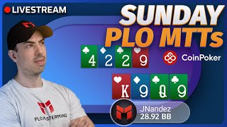 High Stakes PLO Tournaments on CoinPoker