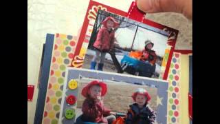 Stack-the -Deck Mini-Album for Scrapbook Parade
