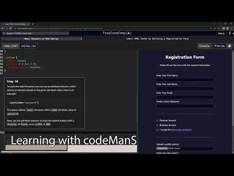 (ARCHIVED) Learn HTML Forms by Building a Registration Form - Step 56 ...