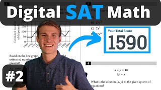 Digital SAT Math Walkthrough - 800 Math Scorer - Practice Test 2 by Hayden Rhodea SAT 35,437 views 9 months ago 1 hour, 10 minutes