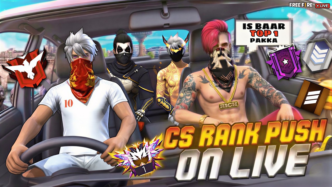 NEW SEASON SERIOUS 💥 CS RANK PUSH TO TOP 1 || HARDEST LOBBY PUSH || 🤯 ...