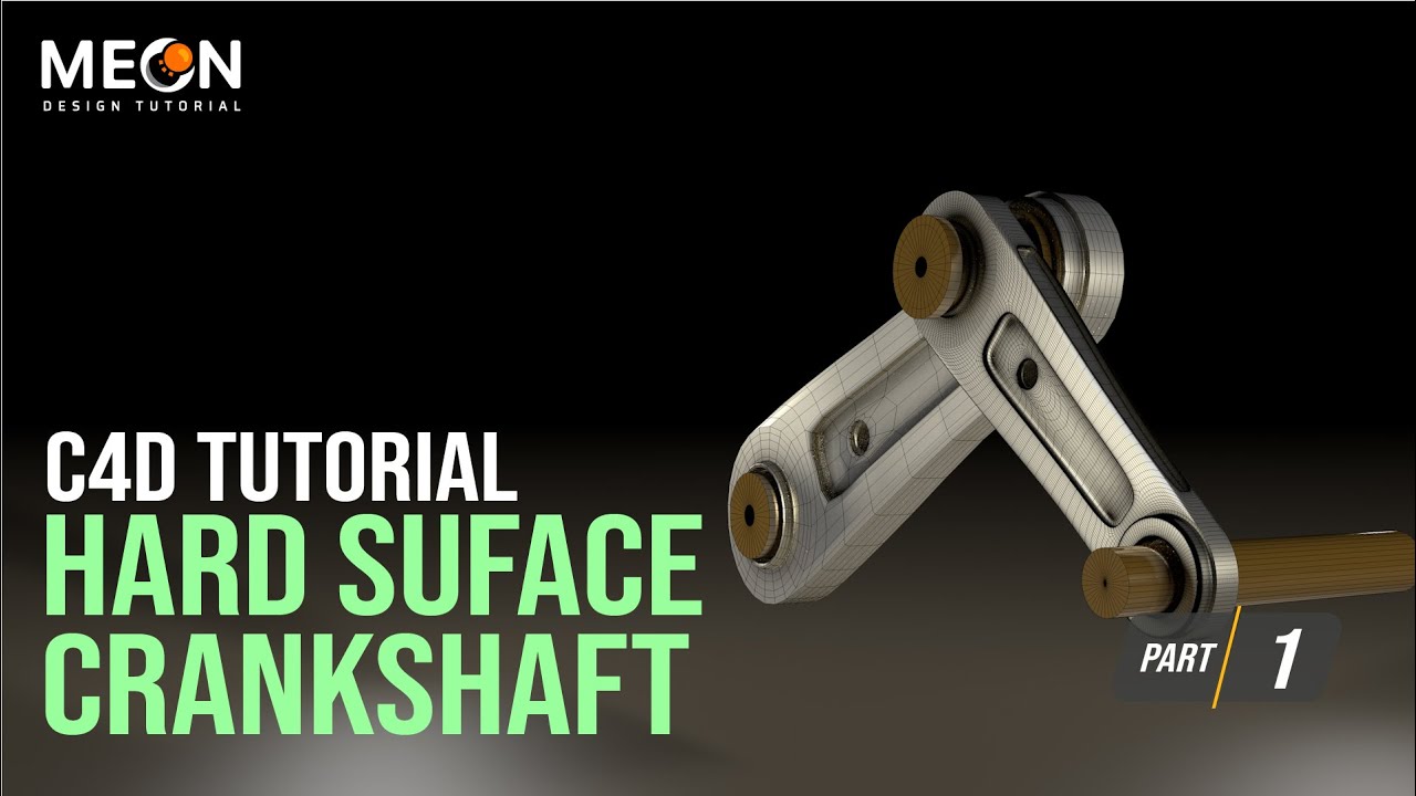 Cinema 4D Tutorial crankshaft Modeling Part1 - YouTube