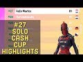 #27 Solos Cash Cup Highlights  - FaZe Martoz