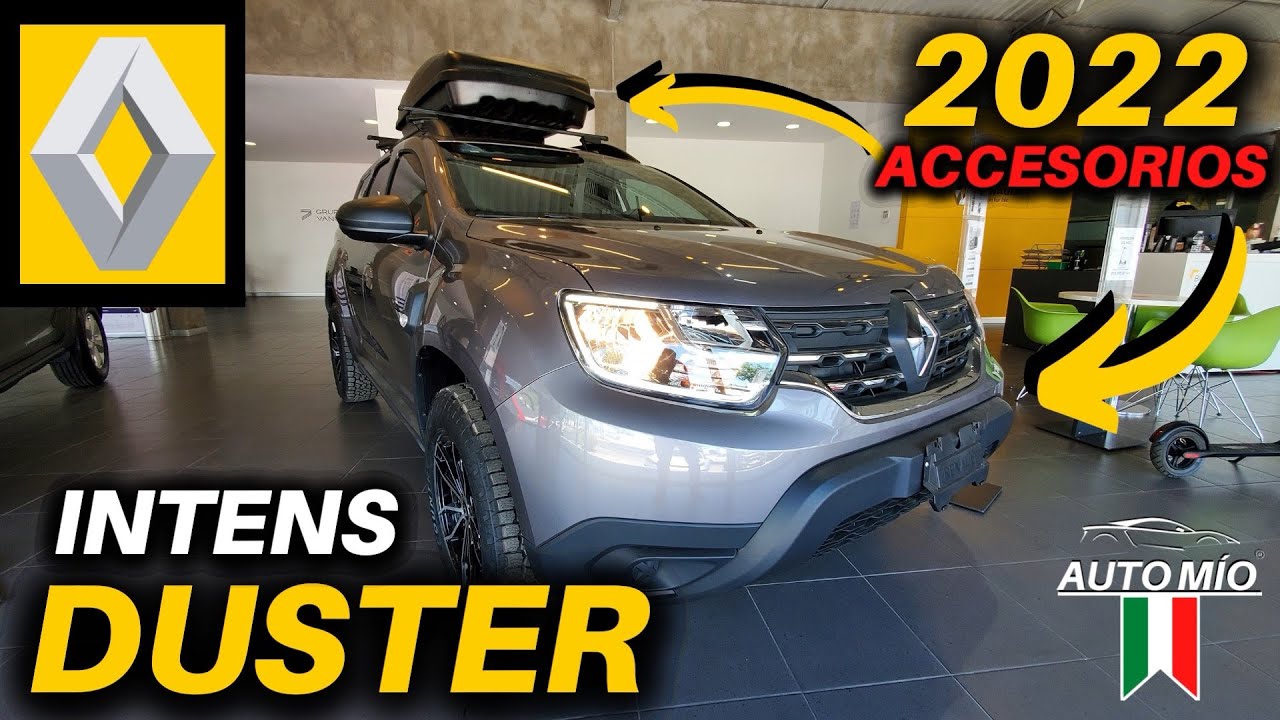 🔸Renault DUSTER INTENS TM 2022 ⚠️ACCESORIOS EXTRAS 😱RODADO-  PORTAEQUIPAJE-POLARIZADO-BARRAS en TECHO 