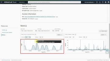 Oracle Analytics System Metrics Feature