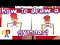 How To Draw A Cartoon Gymnast