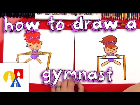 Video: How To Draw A Gymnast