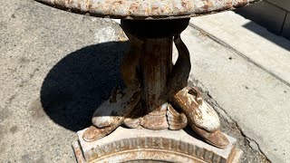 Antique cast iron Fountain attributed to JW Fiske Iron Works