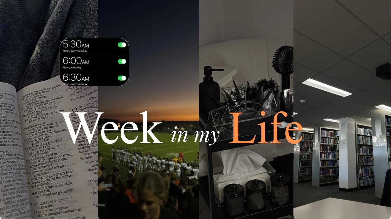 A Week in My Life: Lash Clients, Library Vibes & Social Media Detox ✨