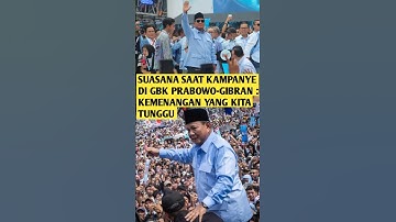 Kampanye Prabowo Gibran : Ribuan Pendukung Di Stadion GBK#shortvideo#shorts