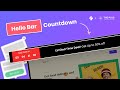 How to Create Elementor Hello Bar Popup with Countdown Timer? (Part 1/5)