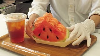 Japan's Dominique Ansel Bakery - Soft Serve on Corn & Watermelon!