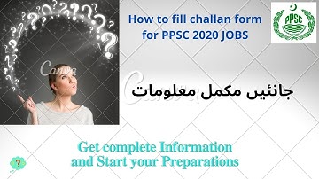 #, #How, #Fill, #Ppsc, #Challan, #Form