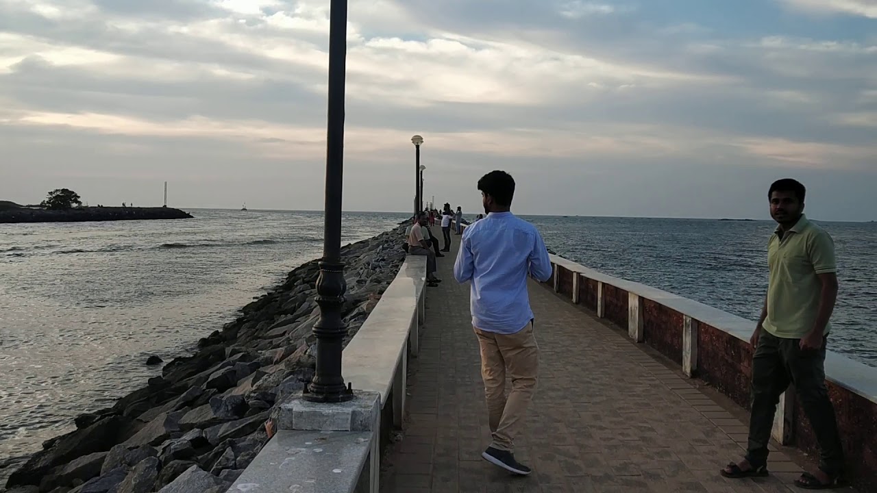Malpe beach sea walk bridge vlog (Udupi, Karnataka)
