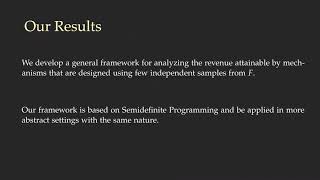 EC'20 Flash Video: More Revenue from Two Samples via Factor Revealing SDPs