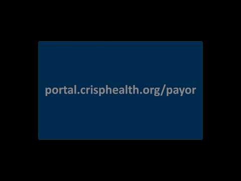 CRISP Payor Portal Overview Video