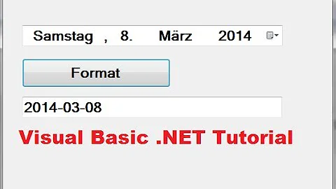 Visual Basic .NET Tutorial 40 - How to use DateTimePicker Control and Format Date