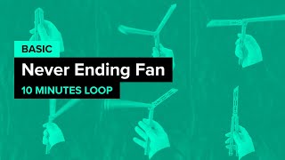 Never Ending Fan • Balisong basic trick • 10 minutes loop