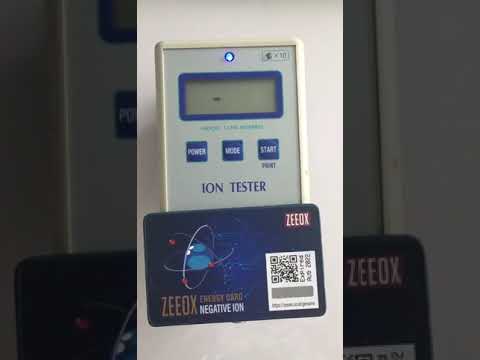 Zeeox Energy Card Kartu yang  mengandung  Energi Ion  