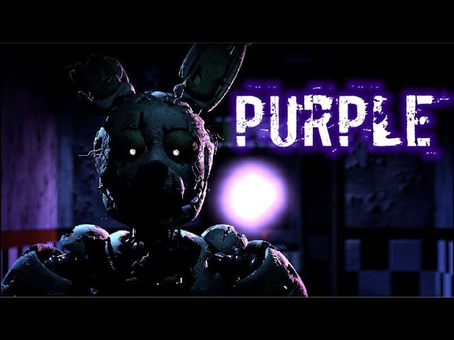 MandoPony - Purple (FNAF 3 Song) (Unofficial Lyric Video) 