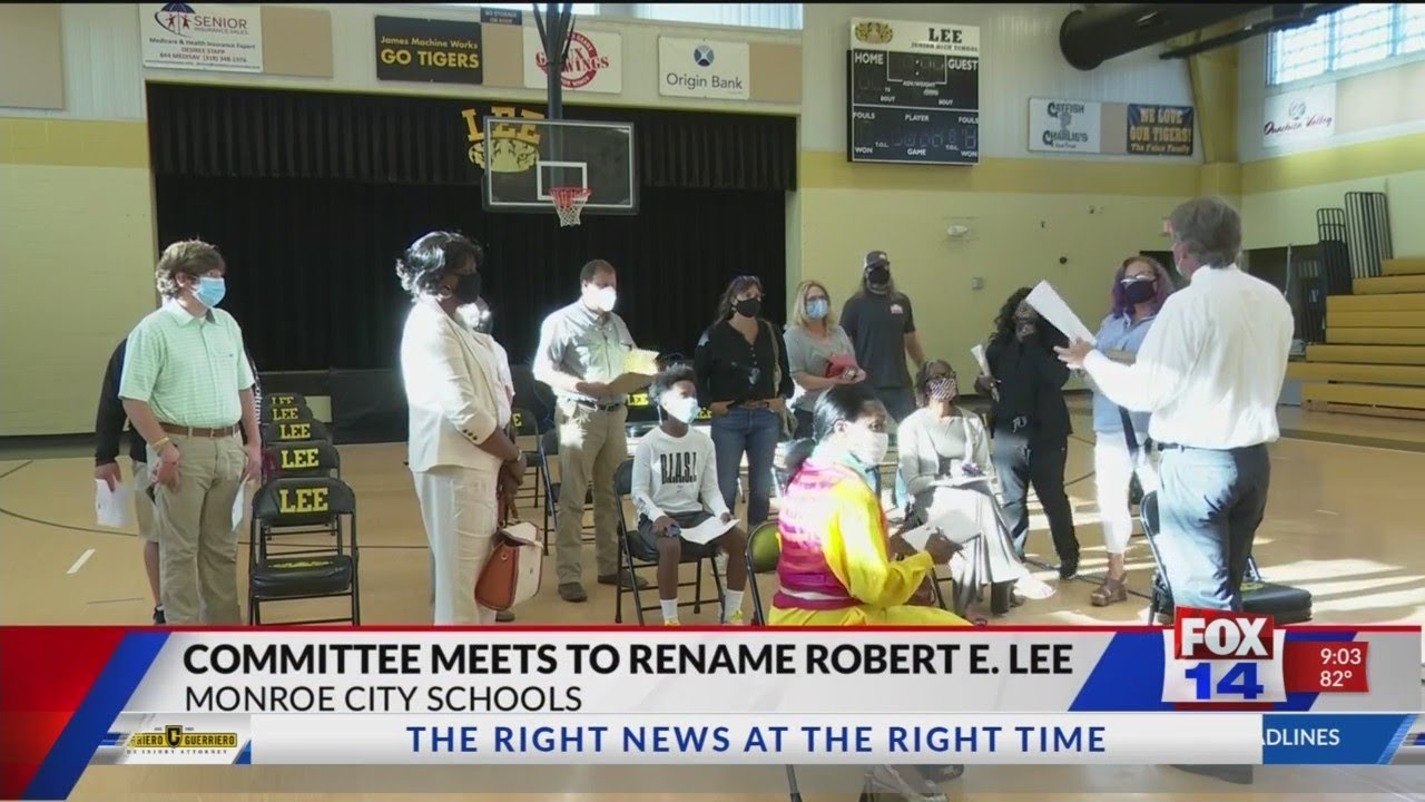 Committee holds first meeting to rename Robert E. Lee Jr. High School