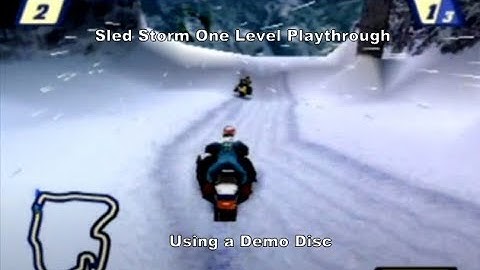 Ps1 Demo Disc 54: Sled Storm One Level Playthrough :D #Playstation #Sony #Ps1 #Demo #DemoDisc #Retro