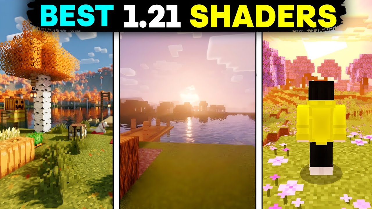 Top 3 shaders for mcpe ( 1.21+) | Best shaders for minecraft pocket ...