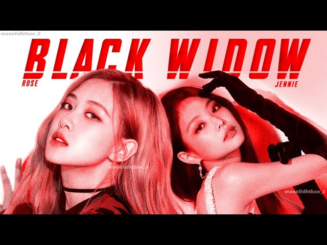 JENNIE u0026 ROSE - BLACK WIDOW [AI COVER] class=