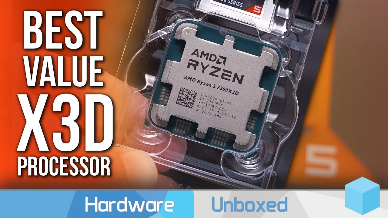 AMD 100-100001904WOF Ryzen 5 7500X3D 4.50GHz 6-Core Zen 4 Socket