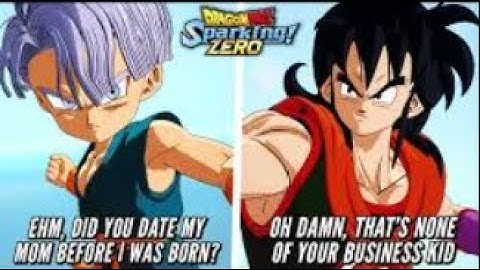 Dragon Ball Sparking Zero all unique and funny interaction | Best dialougues