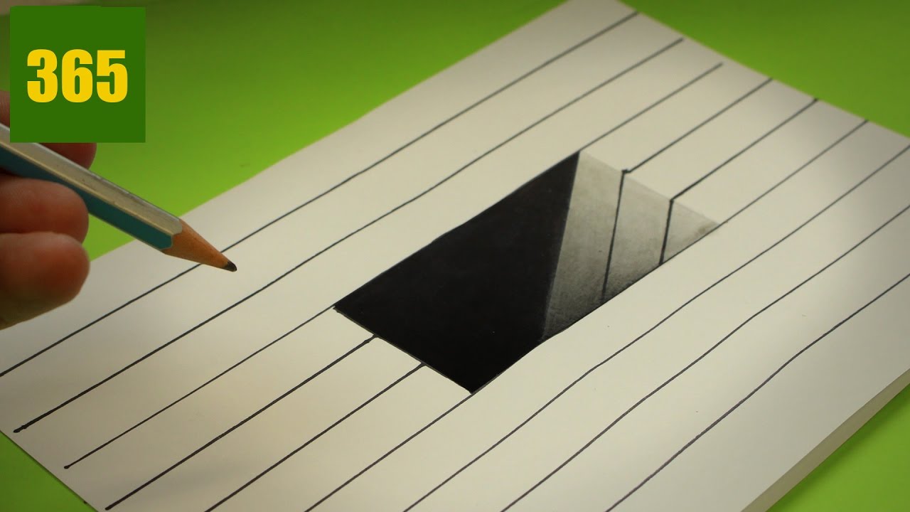 Comment Dessiner Une Illusion D Optique Trou Tutoriel Youtube 0 | The ...