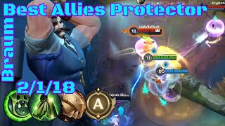 [ Braum ] Best Allies Protector | Patch 5.1a | [ Ranked ] Ep.287