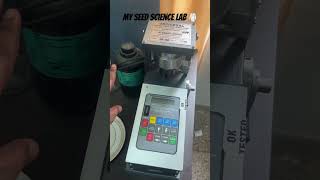 Today my work on find out the EC ( electrical conductivity) in seed science lab 🧫 🌱 🌱