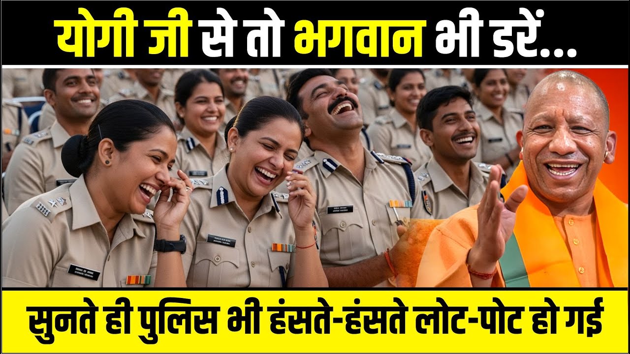 योगी जी से तो भगवान भी डरें... सुनते ही पुलिस भी हंसते-हंसते लोट-पोट हो गई  | Ashok Nagar |