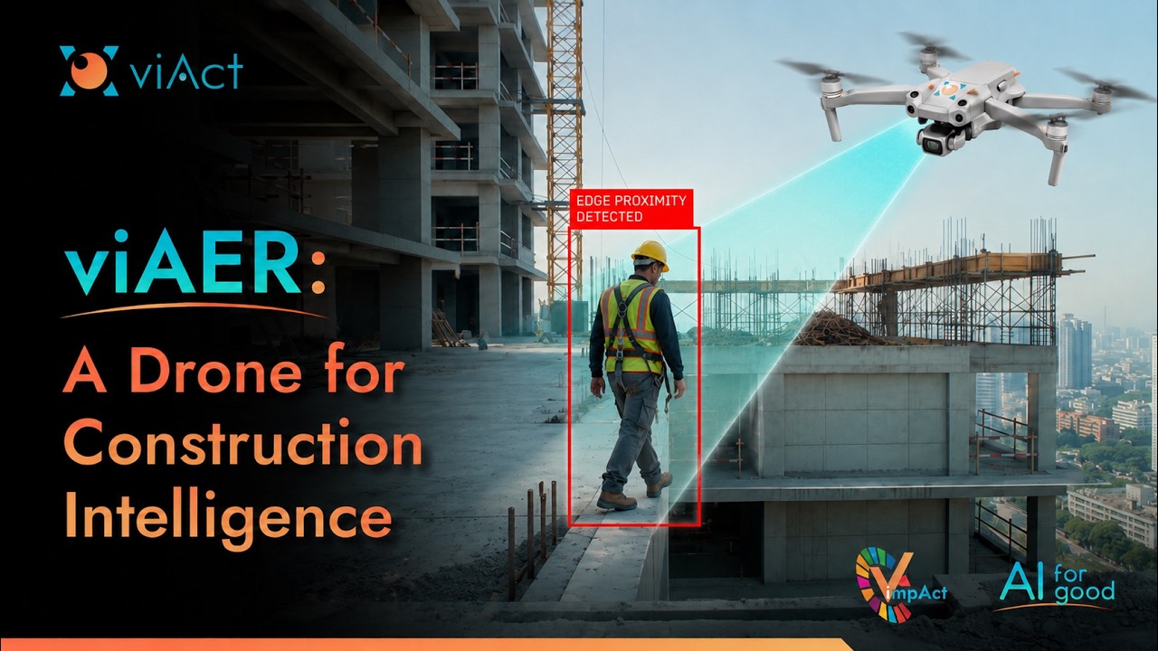 viAER: AI Drone for Construction Safety, Productivity and Progress Monitoring | viAct.ai