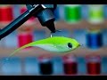 Crafty Point Up Baitfish -  Underwater Footage! - craft fur streamer fly that swims hook point up