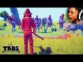 I'M GETTING TOO HYPE PLAYING THIS | TABS: Totally Accurate Battle Simulator #2