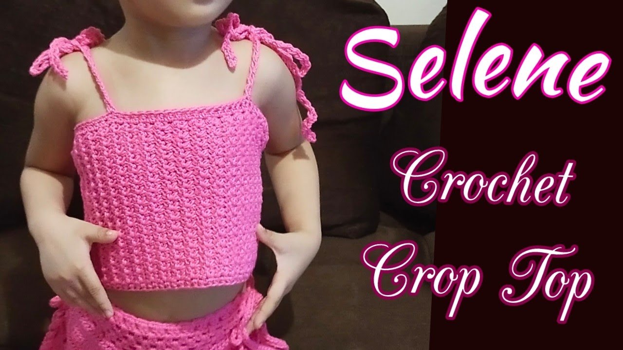 Укороченный топ крючком Selene | Trinity Stitch