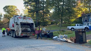 Garbage Truck VS Massive Bulk Pile