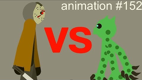 Jason voorhees (me) vs dino piggy stick nodes animation #152