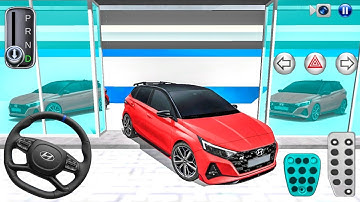 New Hyundai i20 N Red Hatchback in The Showroom - 3D Driving Class Android Gameplay -driving games