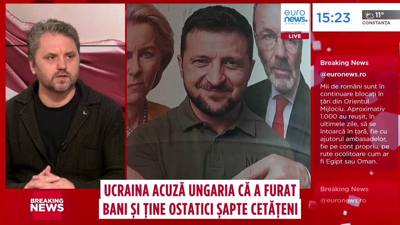 Ucraina acuză Ungaria că a furat bani și ține ostatici șapte cetățeni