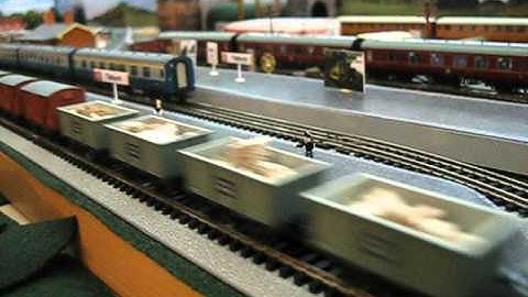 Minitrix Class 27 effortlessly pulls my longest ever goods train.