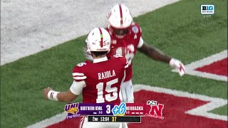 Information Dylan Raiola Throws Second TD vs. Northern Iowa | Nebraka Football Guide